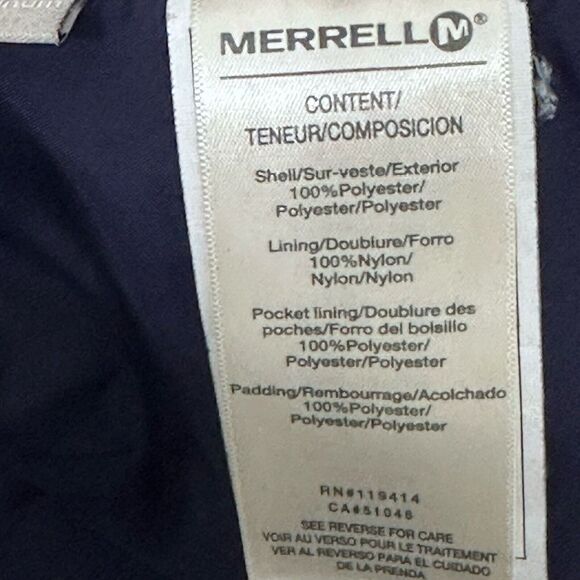 Merrell Womens Size Medium Purple Full Zip Vest Pockets - Picture 9 of 11